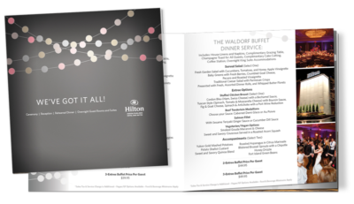 2020 Hilton Akron/Fairlawn wedding brochure